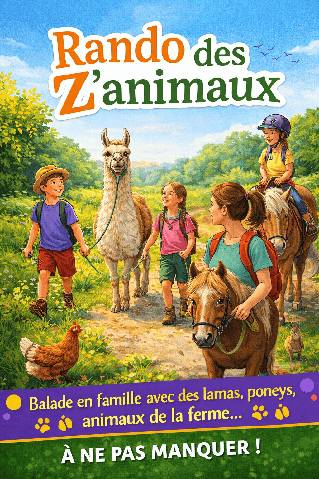 🌿 Et si vos plus beaux souvenirs en famille se vivaient au rythme des animaux ?